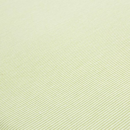 Tessuti online  Tessuto in cotone righine verdi