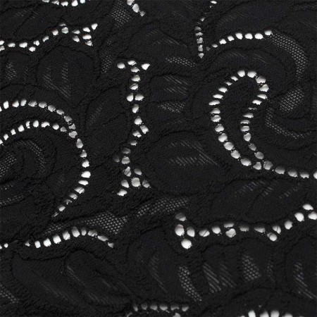 elastico nero elastico per cucito e ricamo. 4412507 Stock Photo su