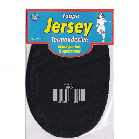 Toppe termoadesive ovali in Jersey - colori